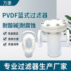 PVDF篮式过滤器规格齐全 化学药品加压过滤液体过滤器厂家供应